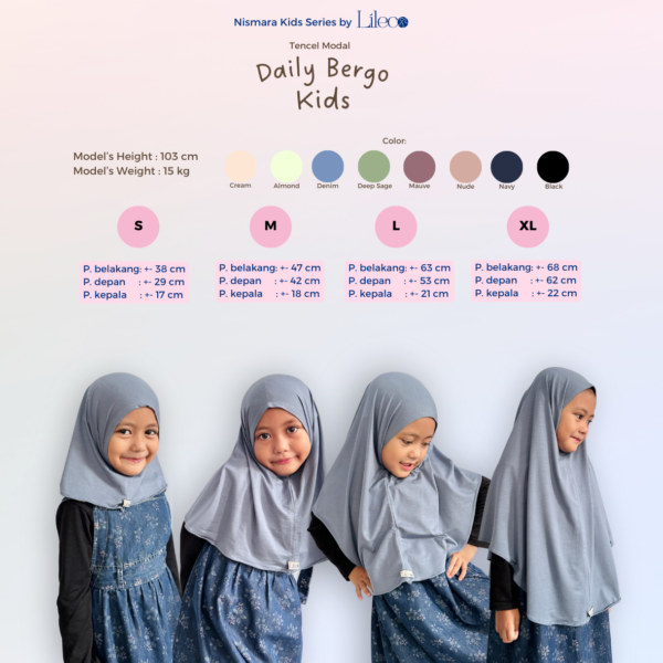 Daily Bergo Kids Tencel - Image 2